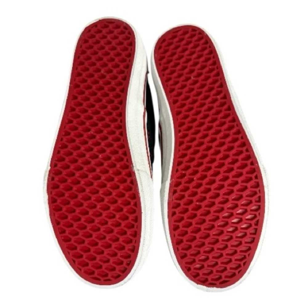 In-N-Out Burger Palm Tree Slip On Sneakers Black Red Size 7.5